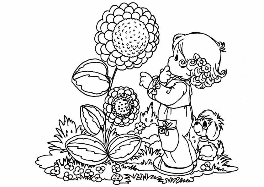 Desenhos de Primavera Para Colorir 108