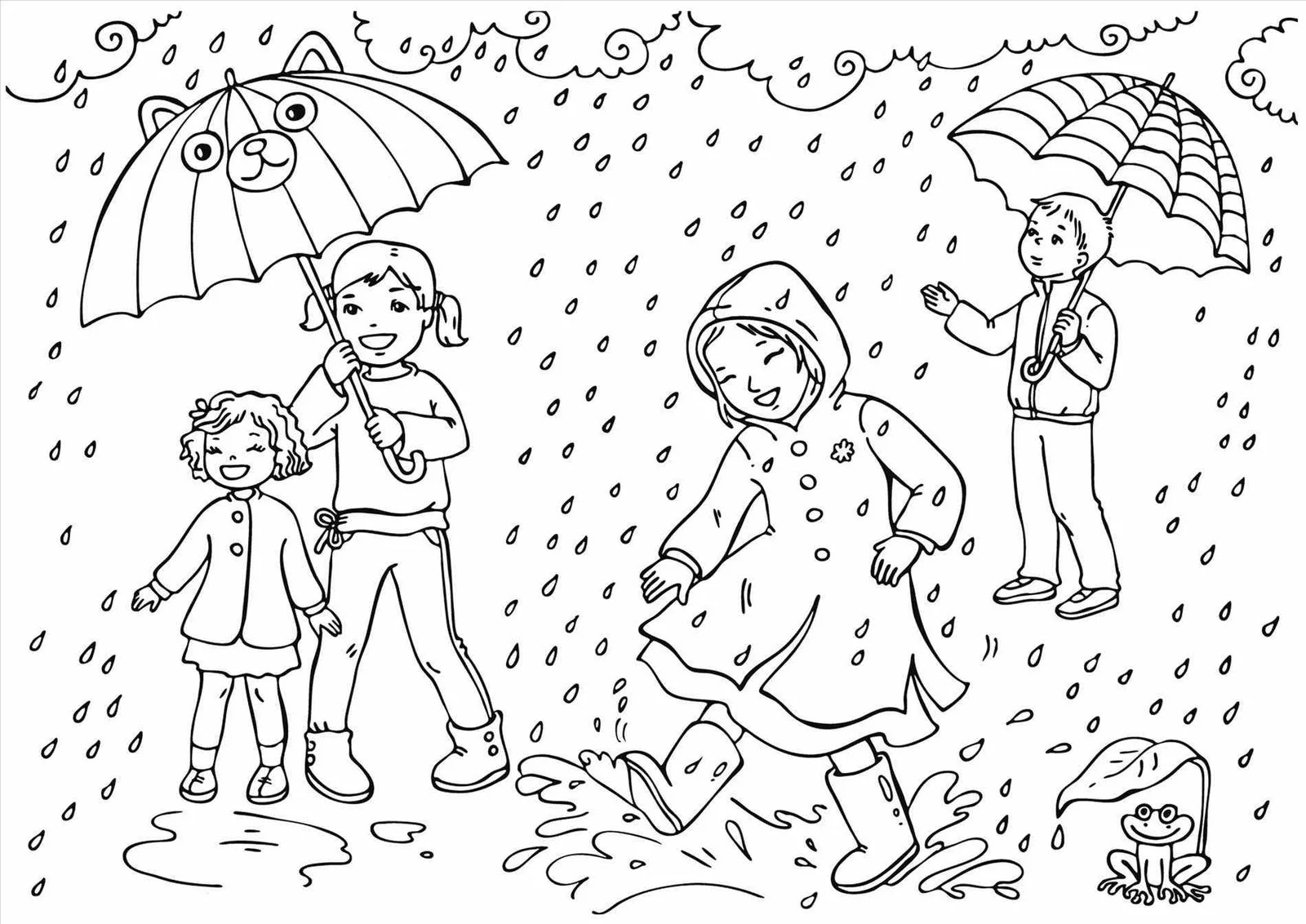 Desenhos de Primavera Para Colorir 111