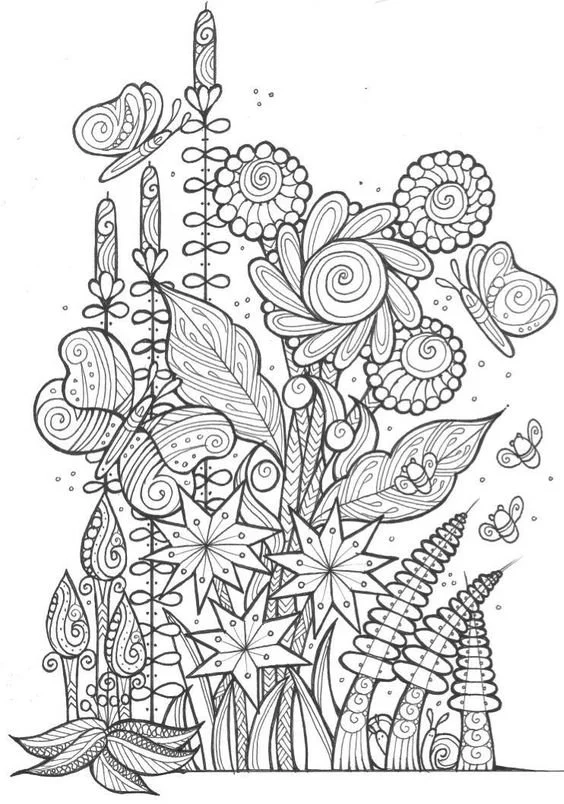 Desenhos de Primavera Para Colorir 21