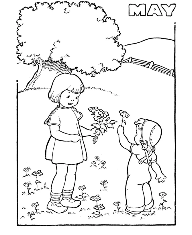 Desenhos de Primavera Para Colorir 22