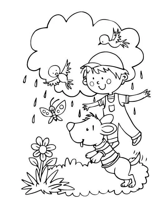 Desenhos de Primavera Para Colorir 27