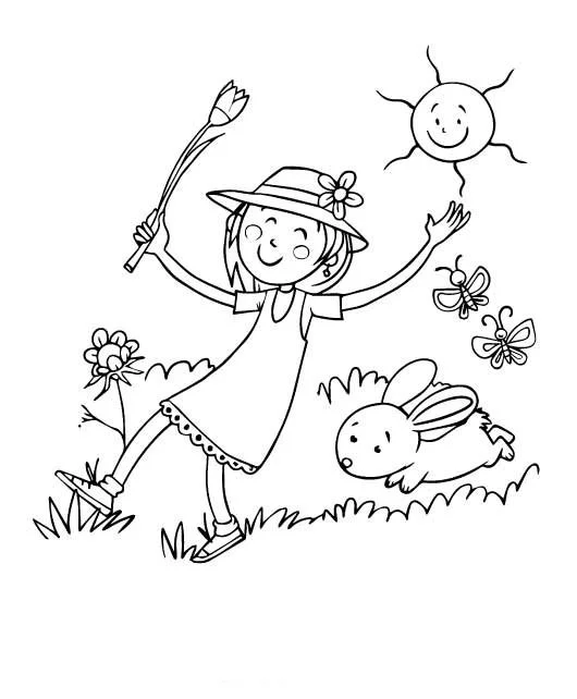 Desenhos de Primavera Para Colorir 30