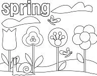 Desenhos de Primavera Para Colorir 36