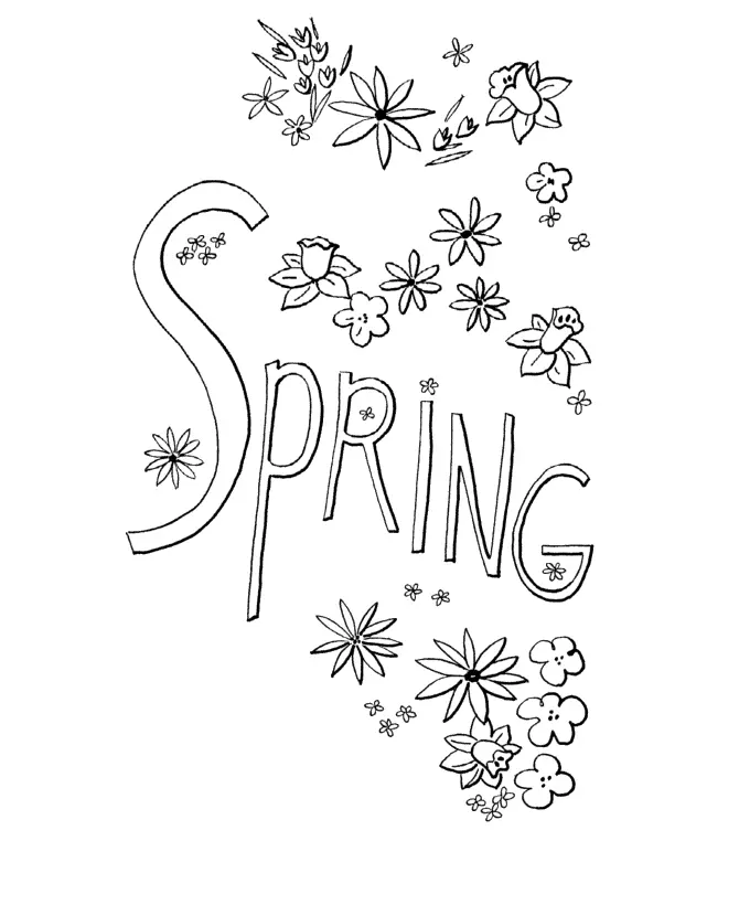 Spring Coloring Pages 53