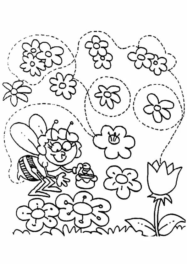 Desenhos de Primavera Para Colorir 64