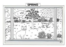 Desenhos de Primavera Para Colorir 79