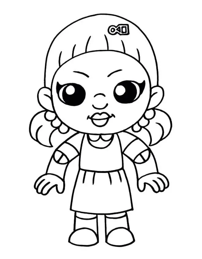 Squid Game Coloring Pages 18