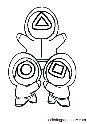 Desenhos de Squid Game Para Colorir 51