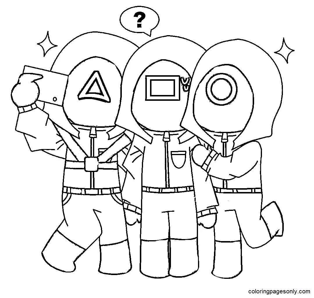 Squid Game Coloring Pages 54