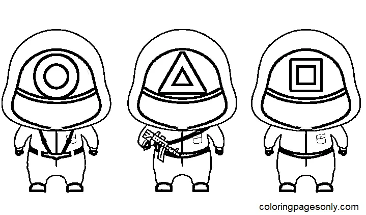 Desenhos de Squid Game Para Colorir 62