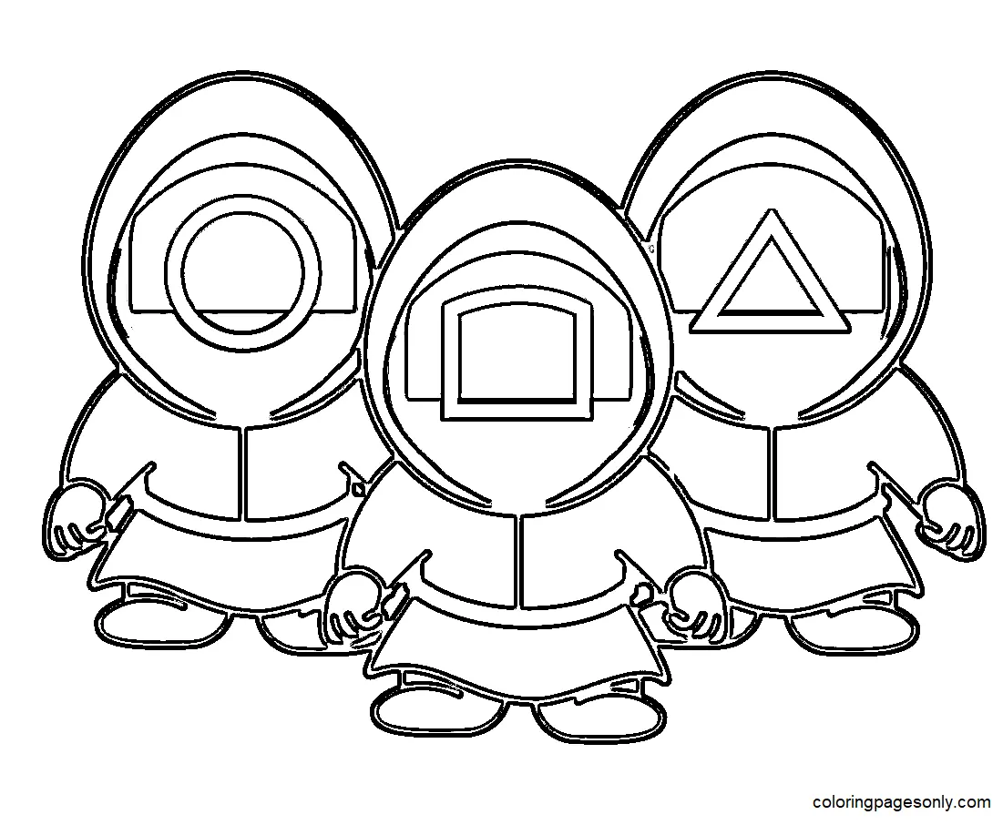 Squid Game Coloring Pages 65