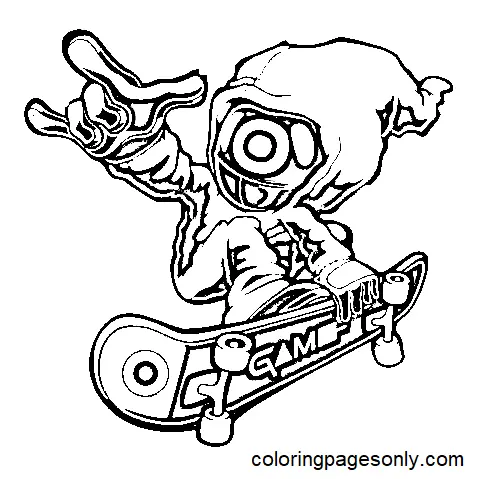 Squid Game Coloring Pages 89