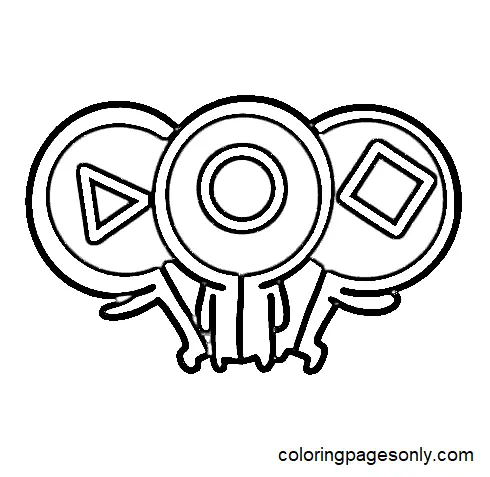 Desenhos de Squid Game Para Colorir 91