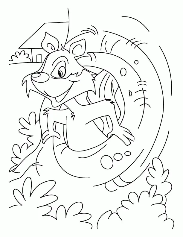 Squirrel Coloring Pages 20