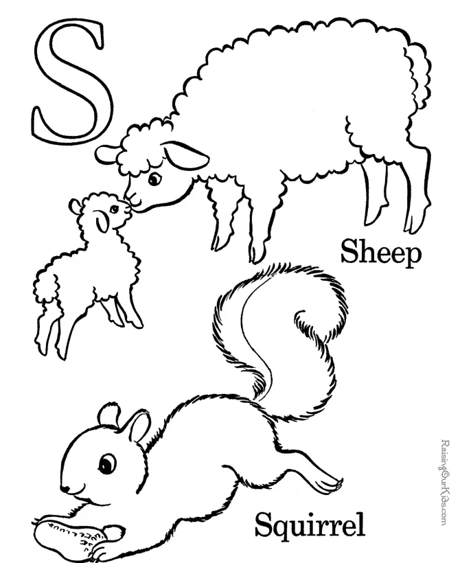 Squirrel Coloring Pages 32