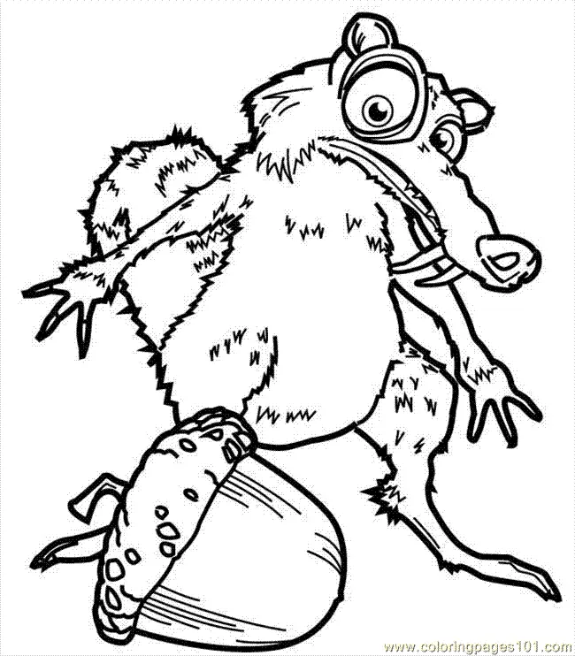 Squirrel Coloring Pages 33