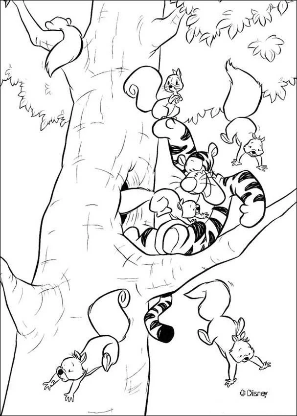 Squirrel Coloring Pages 42