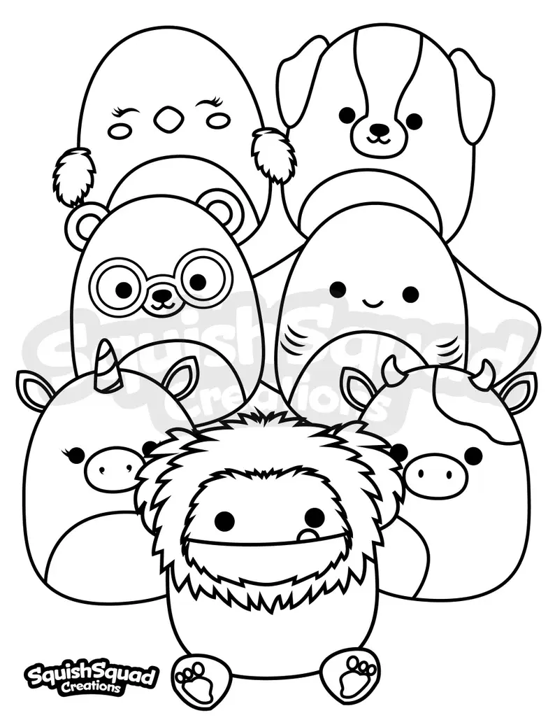 Squishmallow Ausmalbilder 68