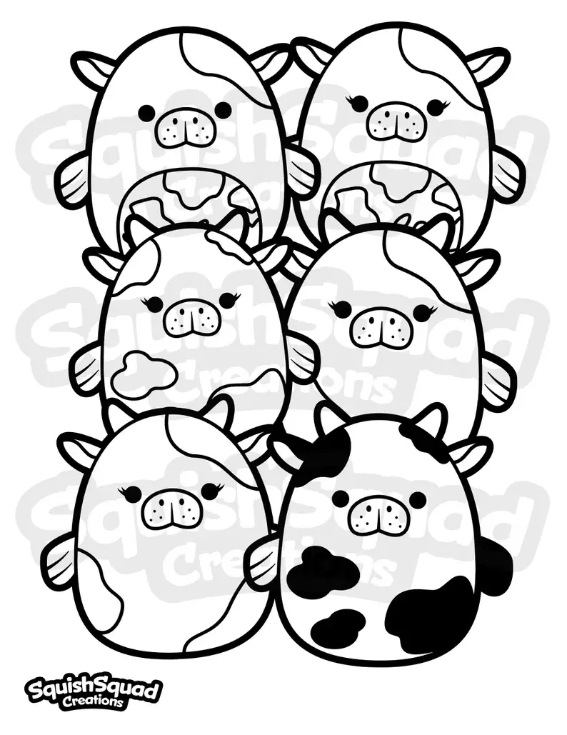 Squishmallow Coloring Pages 76