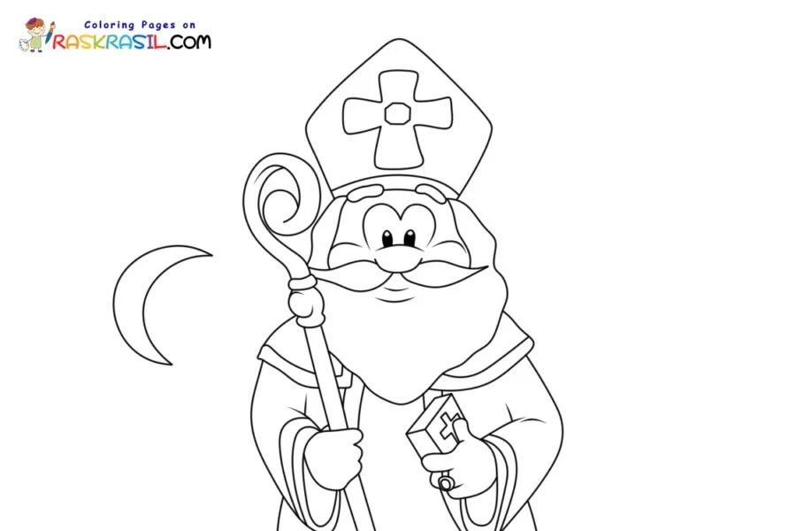 St Nicholas Coloring Pages 1