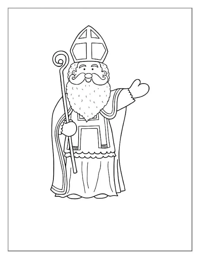 St Nicholas Coloring Pages 19