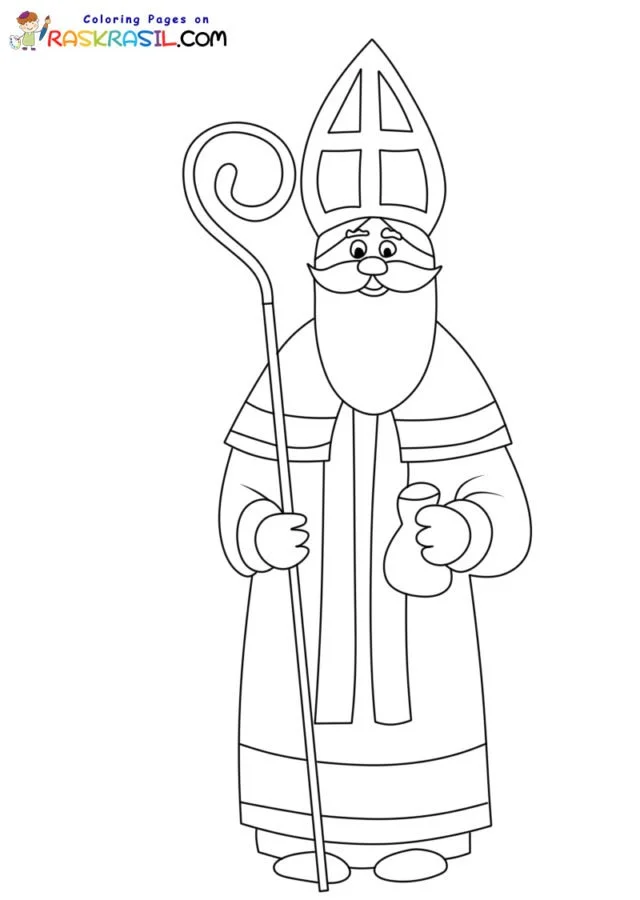 St Nicholas Coloring Pages 3