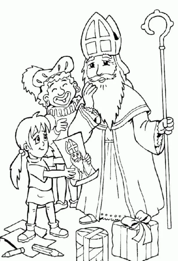 St Nicholas Coloring Pages 96