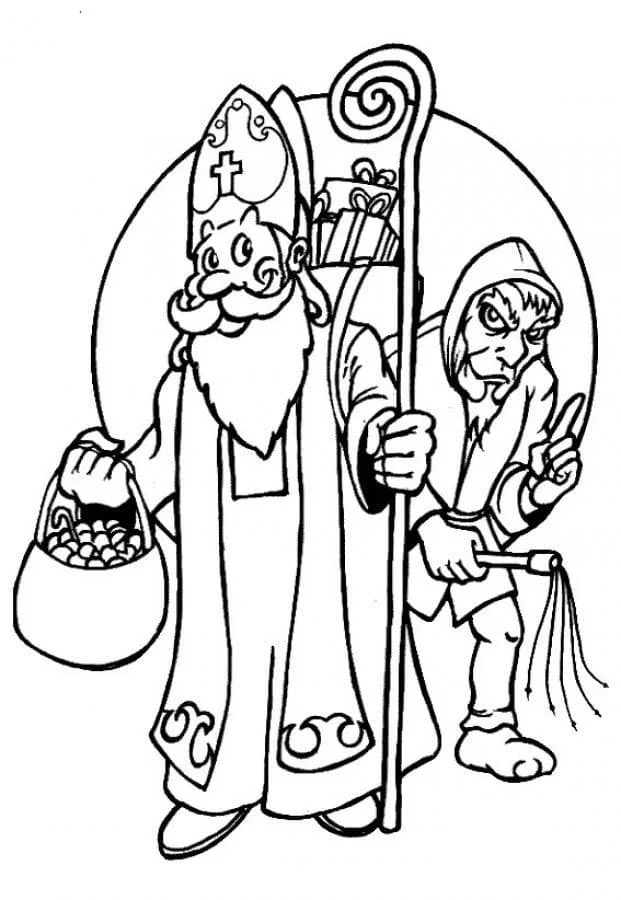 St Nicholas Coloring Pages