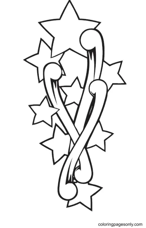 Star Coloring Pages