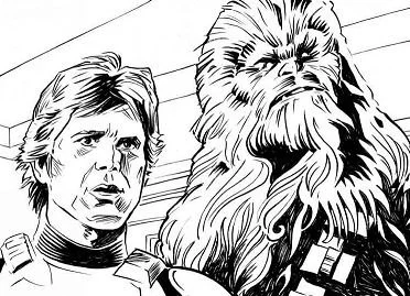 Desenhos de Personagens de Star Wars Para Colorir 140