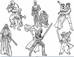 Personajes Star Wars Para Colorear 146