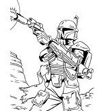 Desenhos de Personagens de Star Wars Para Colorir 154