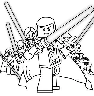 Personajes Star Wars Para Colorear 177