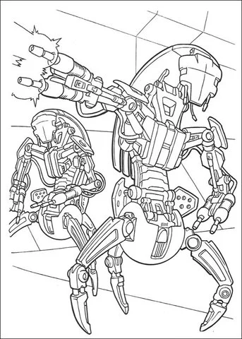 Star Wars Characters Coloring Pages 273