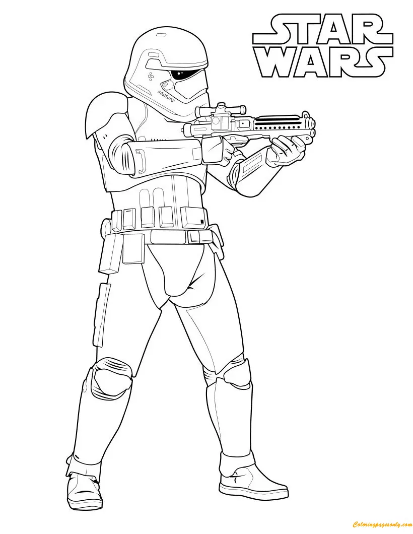 Star Wars Characters Coloring Pages 29