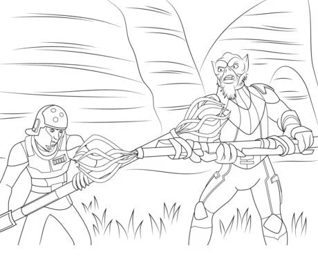 Star Wars Characters Coloring Pages 304