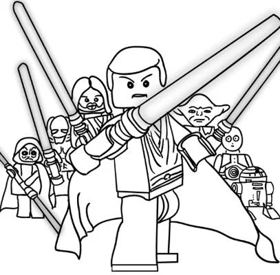 Star Wars Characters Coloring Pages 77