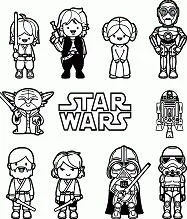 Star Wars Characters Coloring Pages 97