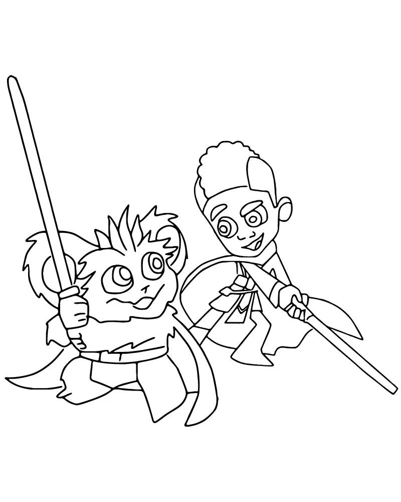 Star Wars Young Jedi Adventures Coloring Pages