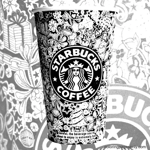 Starbucks Para Colorear 53