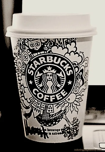 Starbucks Para Colorear 56