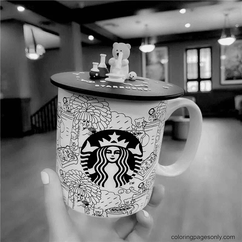 Starbucks Para Colorear 58