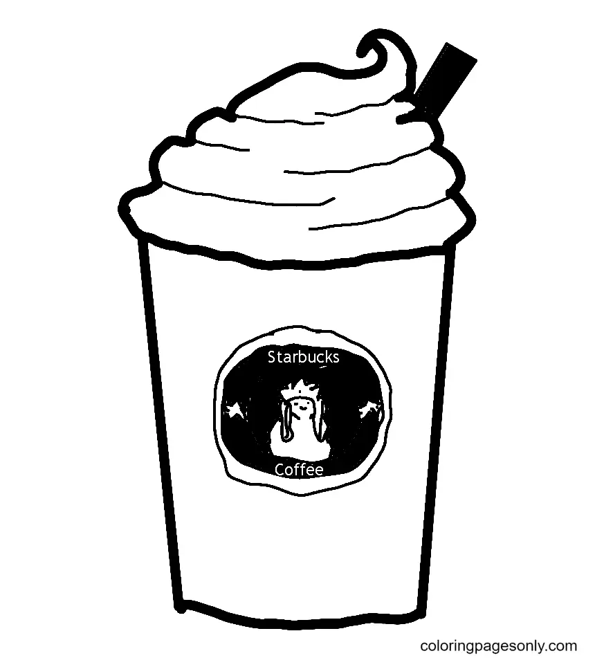 Desenhos de Starbucks Para Colorir 62