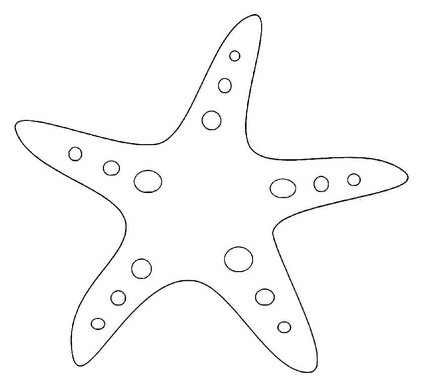 Starfish Coloring Pages 38