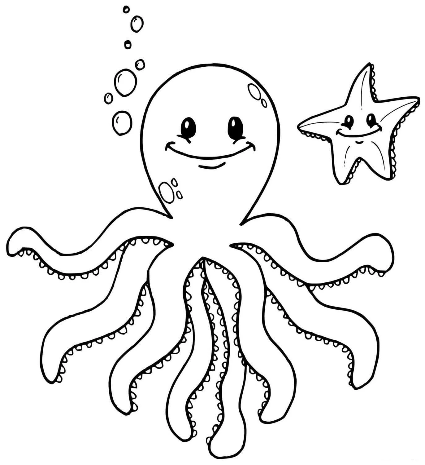 Starfish Coloring Pages 44