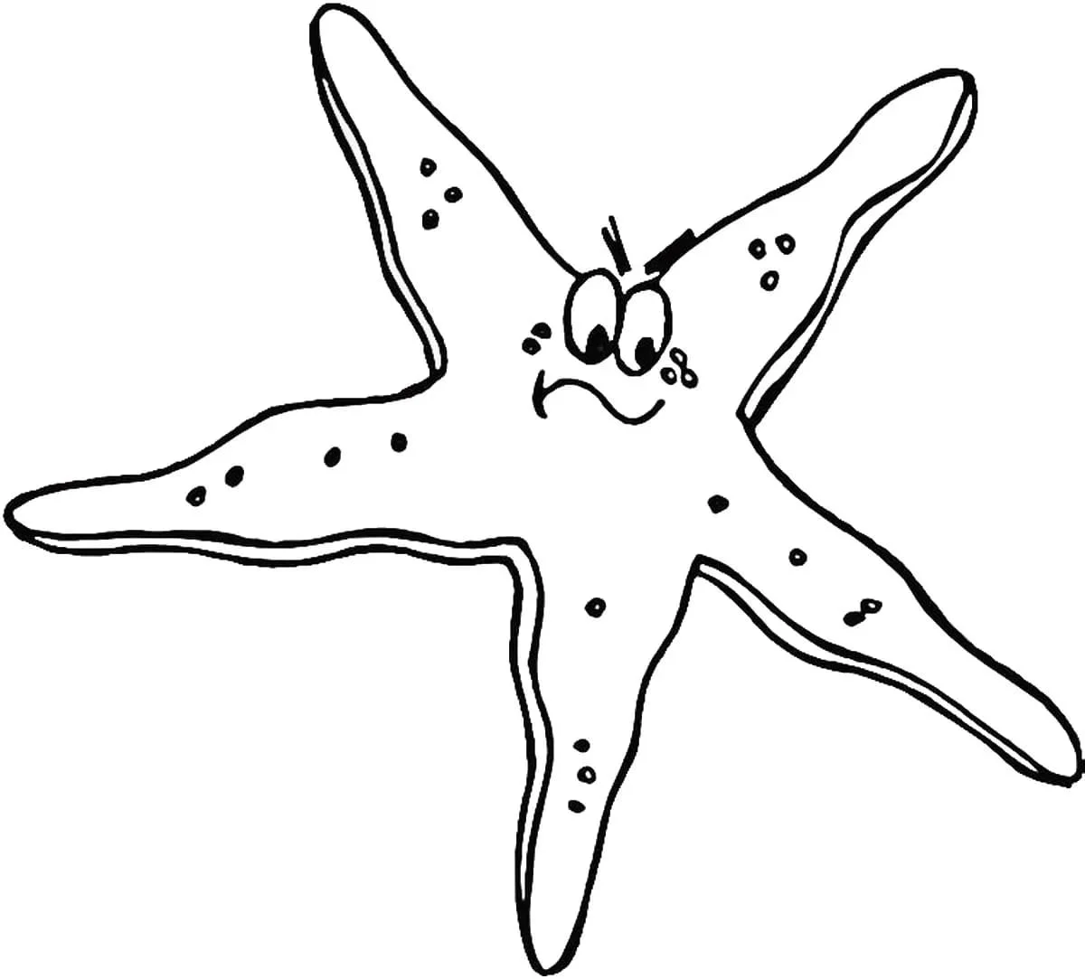 Starfish Coloring Pages 7