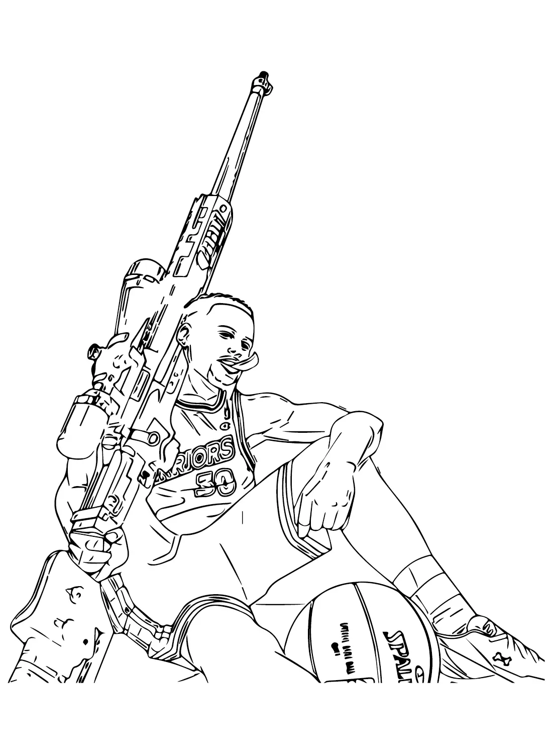 Stephen Curry Coloring Pages 15