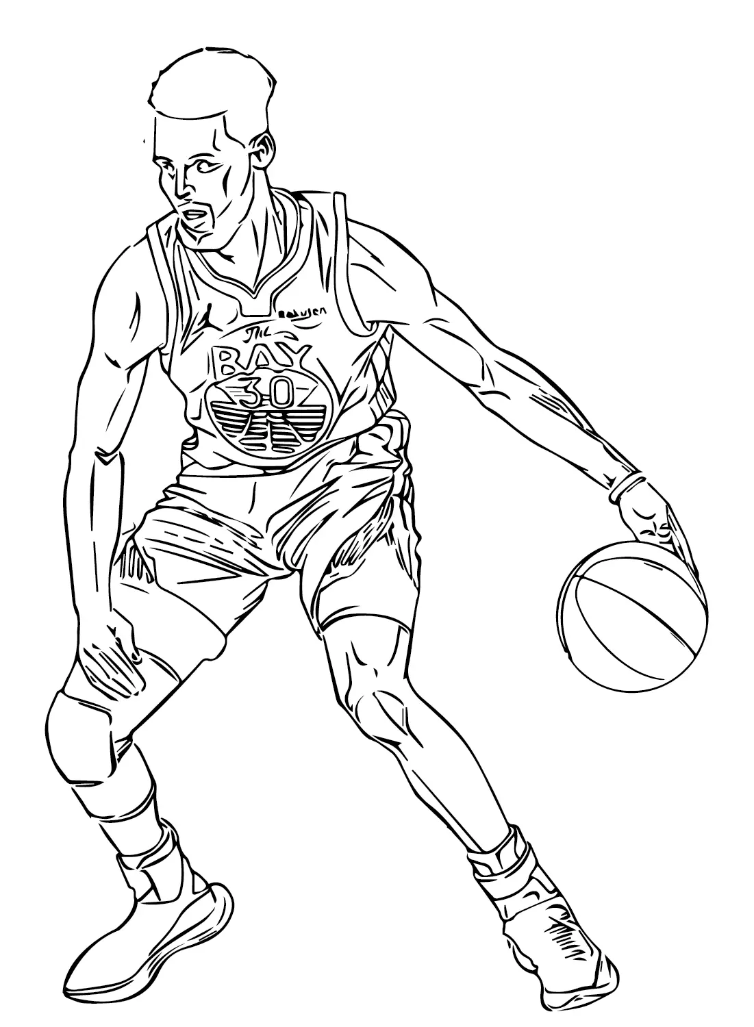 Stephen Curry Coloring Pages 18