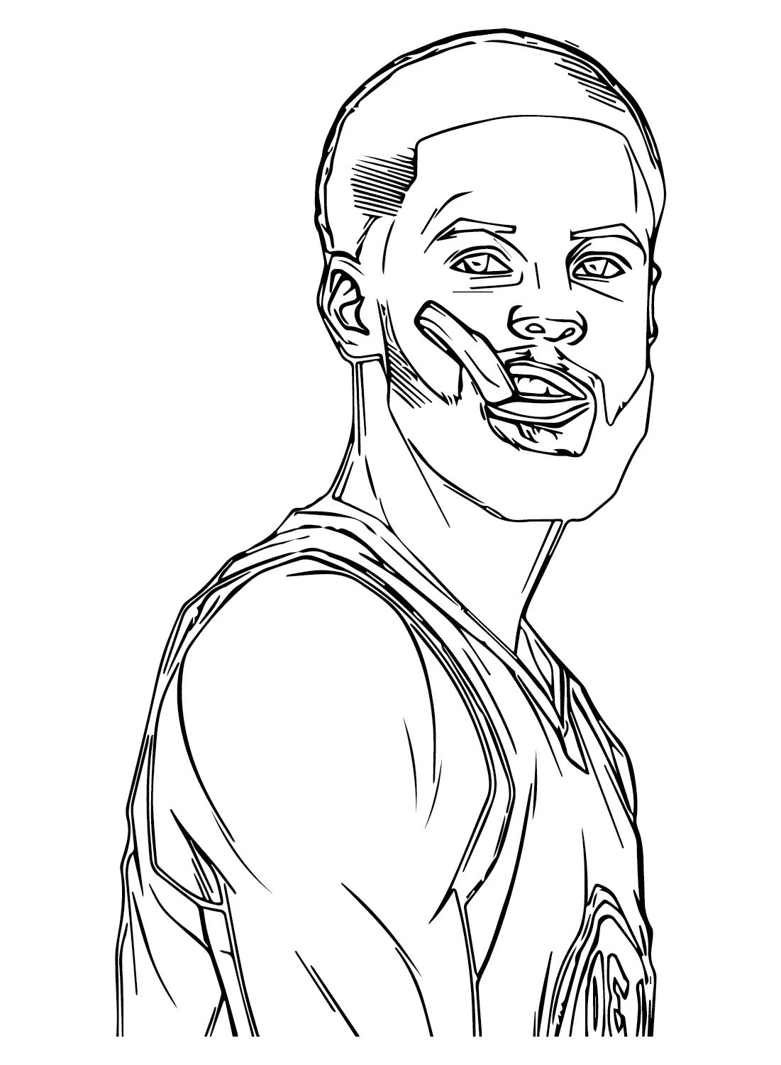 Stephen Curry Coloring Pages 19