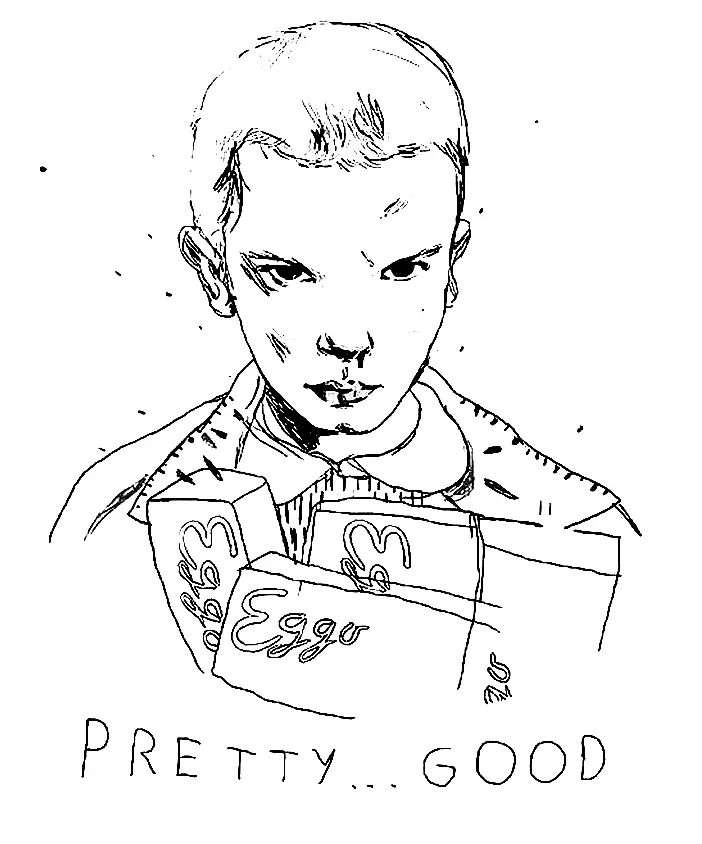 Stranger Things Coloring Pages